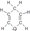 Strukturformel von Pyran